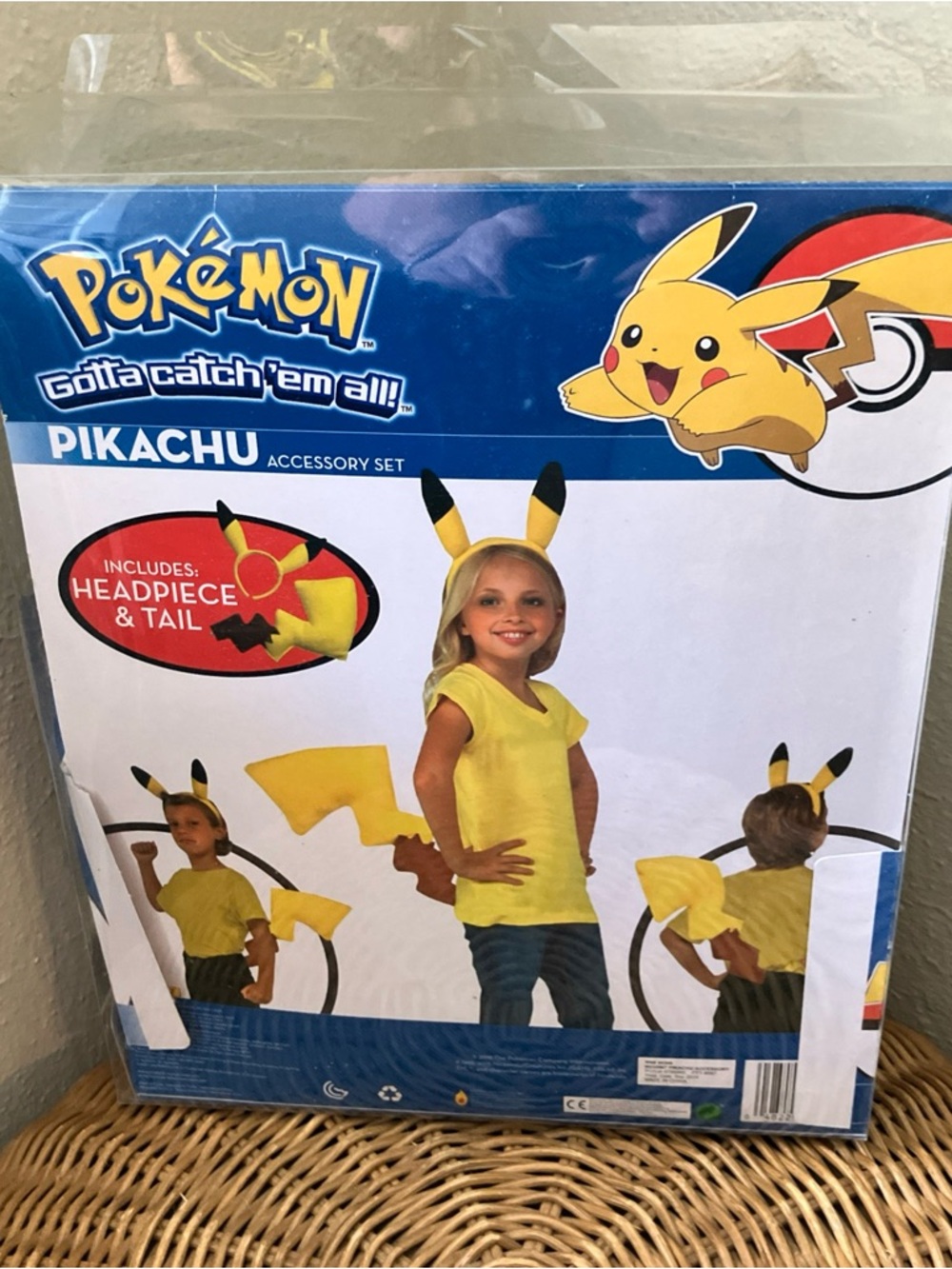 Spirit Pokémon Pikachu Accessory Set - Yellow & Black